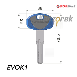 Mieszkaniowy 271 - klucz surowy - Securemme EVOK1